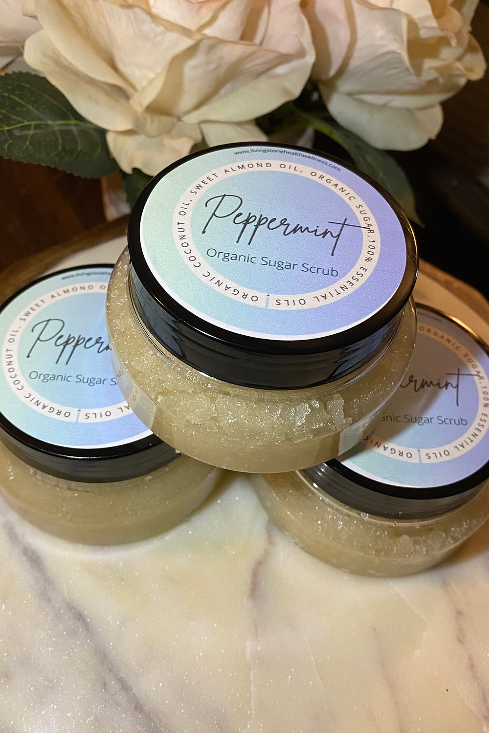 Peppermint Organic Sugar Scrub